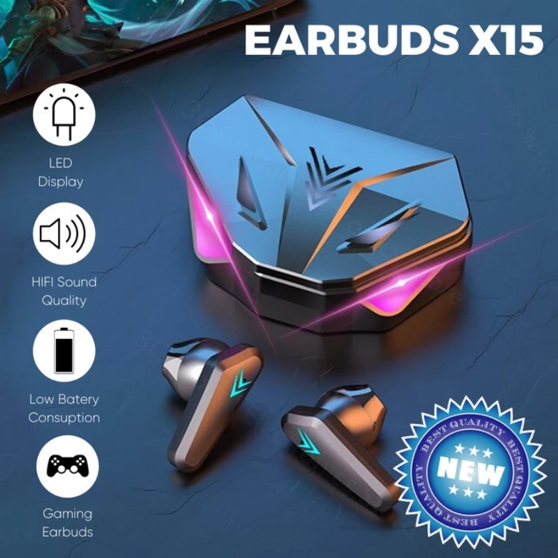 1 ชิ้น X15 TWS X15 โปรหูฟังไร้ - Esports Gaming Gear บทวิจารณ์และราคา