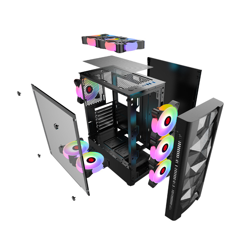 เคสคอมพิวเตอร์สำหรับเล่นเกม พร - Esports Gaming Pc Build บทวิจารณ์และราคา