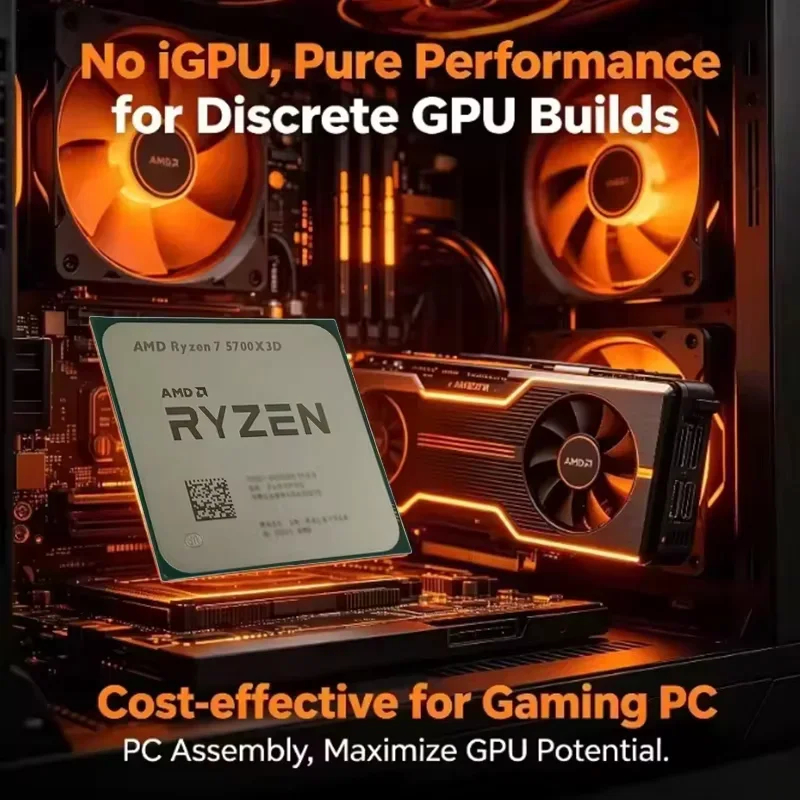 AMD Ryzen 7 5700X3D R7 5700X3D - Esports Gaming Pc Build บทวิจารณ์และราคา